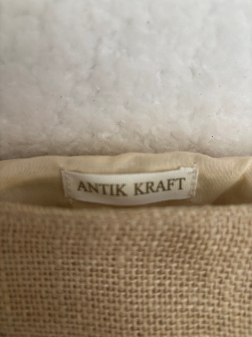 Antik Kraft Boho Fringe Crossbody Bag in Cream and Brown - Picture 9 of 9